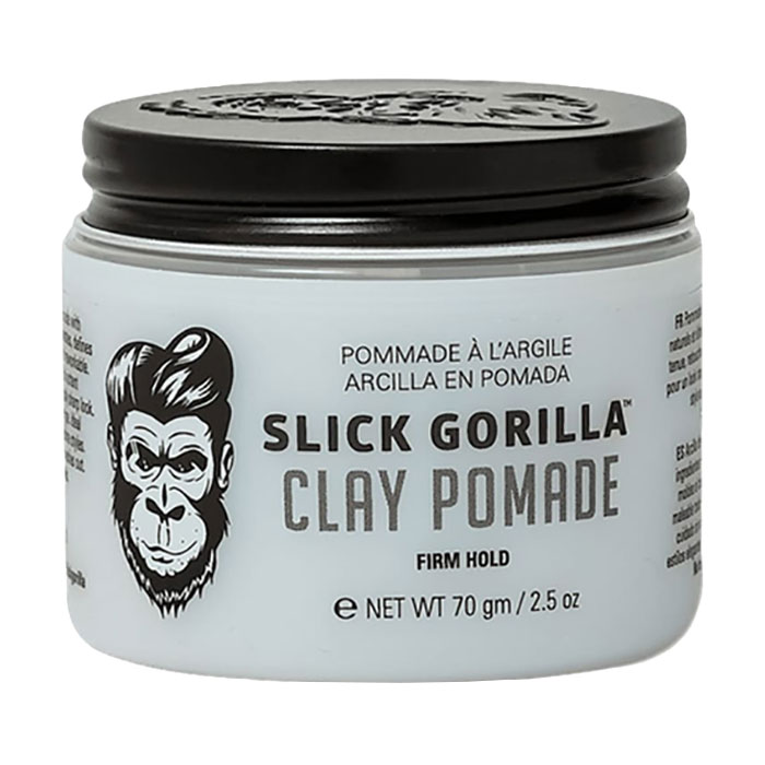 Глина для укладання волосся Slick Gorilla Clay Pomade сильної фіксації, 70 г